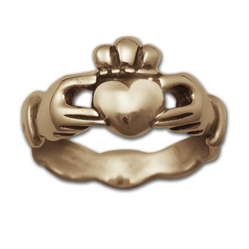 Claddagh Wedding Ring (Sm) in 14k Gold