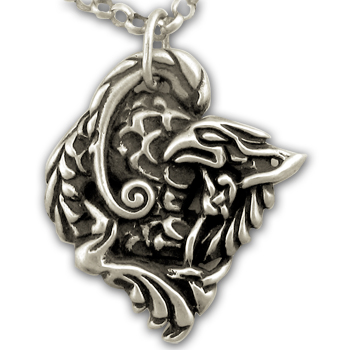 Gryphon Pendant in Sterling Silver