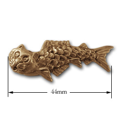 "Catfish" Pin in 14k Gold
