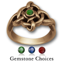 Celtic Twist of Fate Ring in 14k Gold