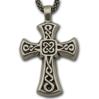 Sm Celtic Cross Pendant in Sterling Silver