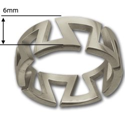 Yurok Ring in Sterling Silver