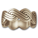 Celtic Weave Ring in 14k Gold