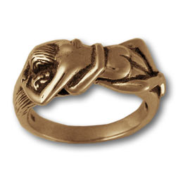 Lovers Ring in 14k Gold