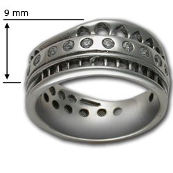 Gaudi Gemstone Ring in Sterling Silver