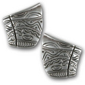 Gaudi Earrings in Sterling Silver