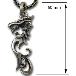 Dragon Pendant in Sterling Silver