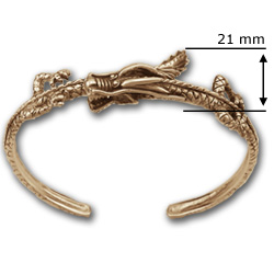 Dragon Bracelet in 14K Gold