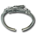 Large Dragon Bracelet in Sterling Silver