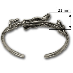 Dragon Bracelet in Sterling Silver