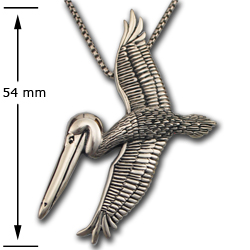 Pelican Pendant in .925 Sterling Silver