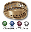 Gaudi Gemstone Ring in 14k Gold